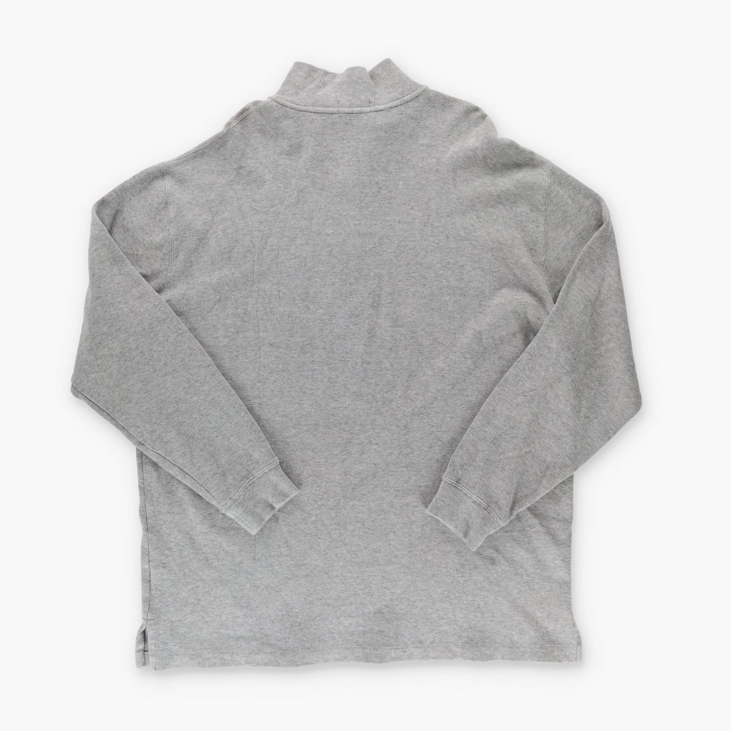 RALPH LAUREN POLO Grey Quarter Zip Pull Over Sweater (XXL Tall)