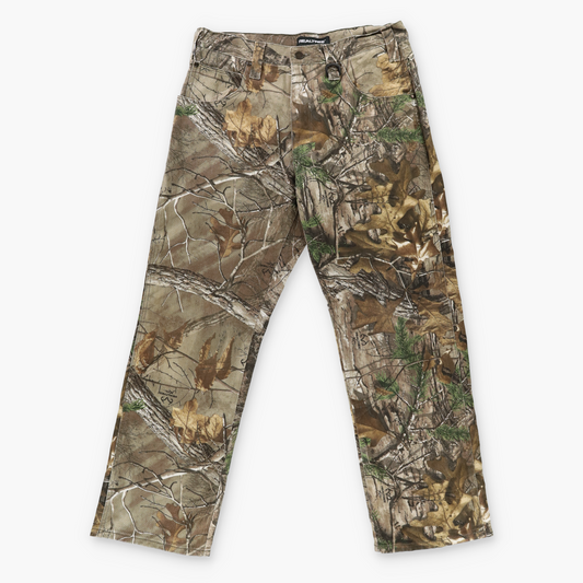 REAL TREE Y2K Camouflage Cargo Hunting Jeans (32x30)