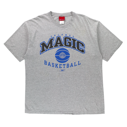 REEBOK Orlando Magic Heather Grey NBA Graphic T-Shirt (L TALL)