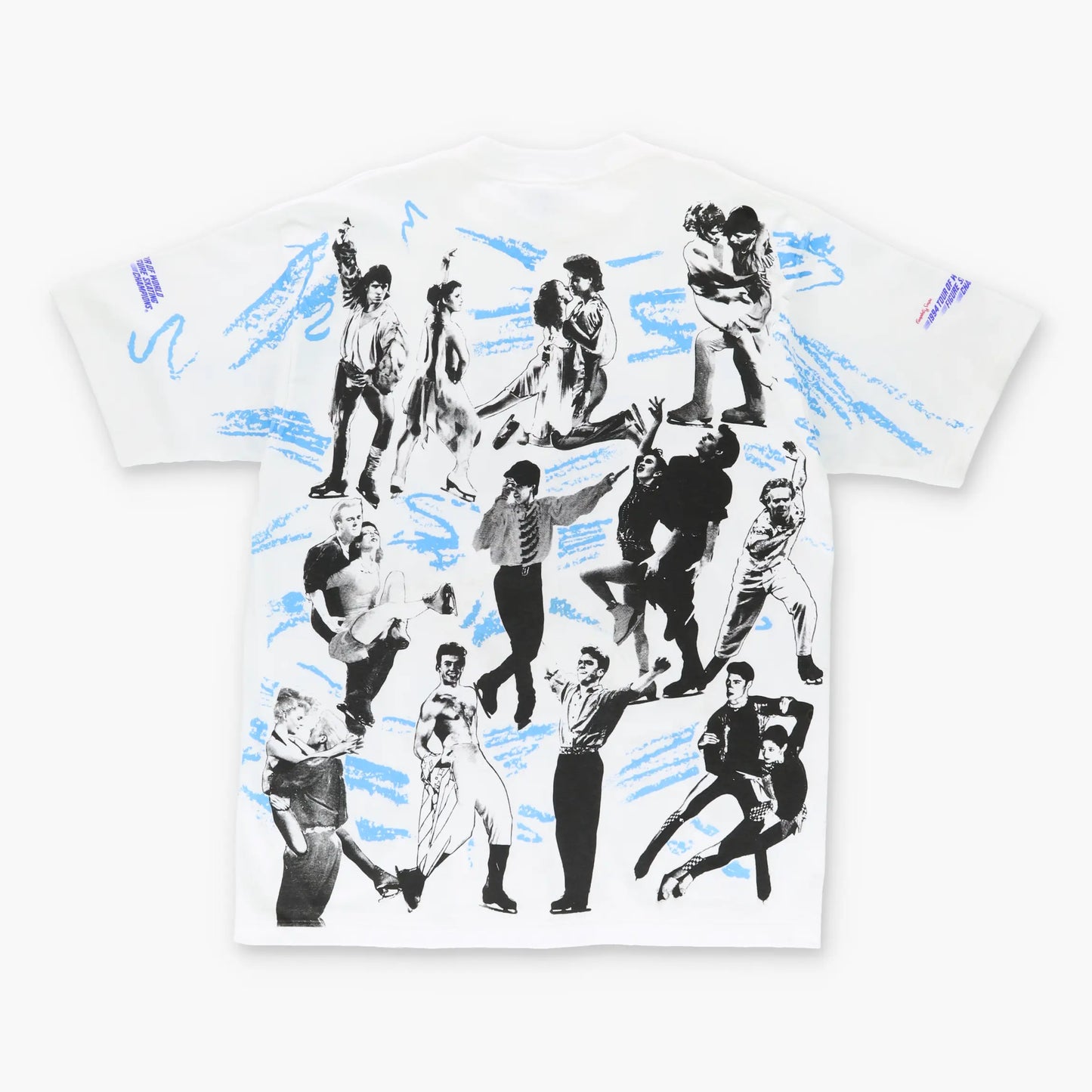 1994 Figure Skating Champions AOP USA Made All Over Print T-Shirt (XL) Vintage Sole Melbourne
