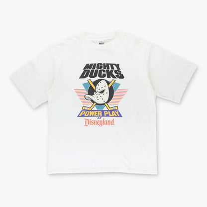 Mighty Ducks "Power Play at Disneyland" Single Stitch T-Shirt USA Made (XL) Vintage Sole Melbourne