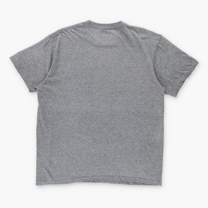 NIKE Dynamic Stripe Embroidered Swoosh Logo Dark Grey T-Shirt (XL) Vintage Sole Melbourne