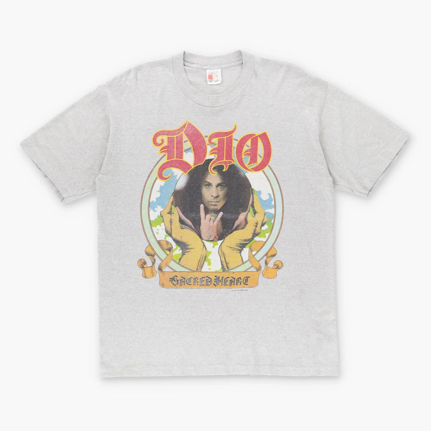 1985 DIO 'Sacred Heart' Single Stitch Heavy Metal Band T-Shirt  (L) Vintage Sole Melbourne