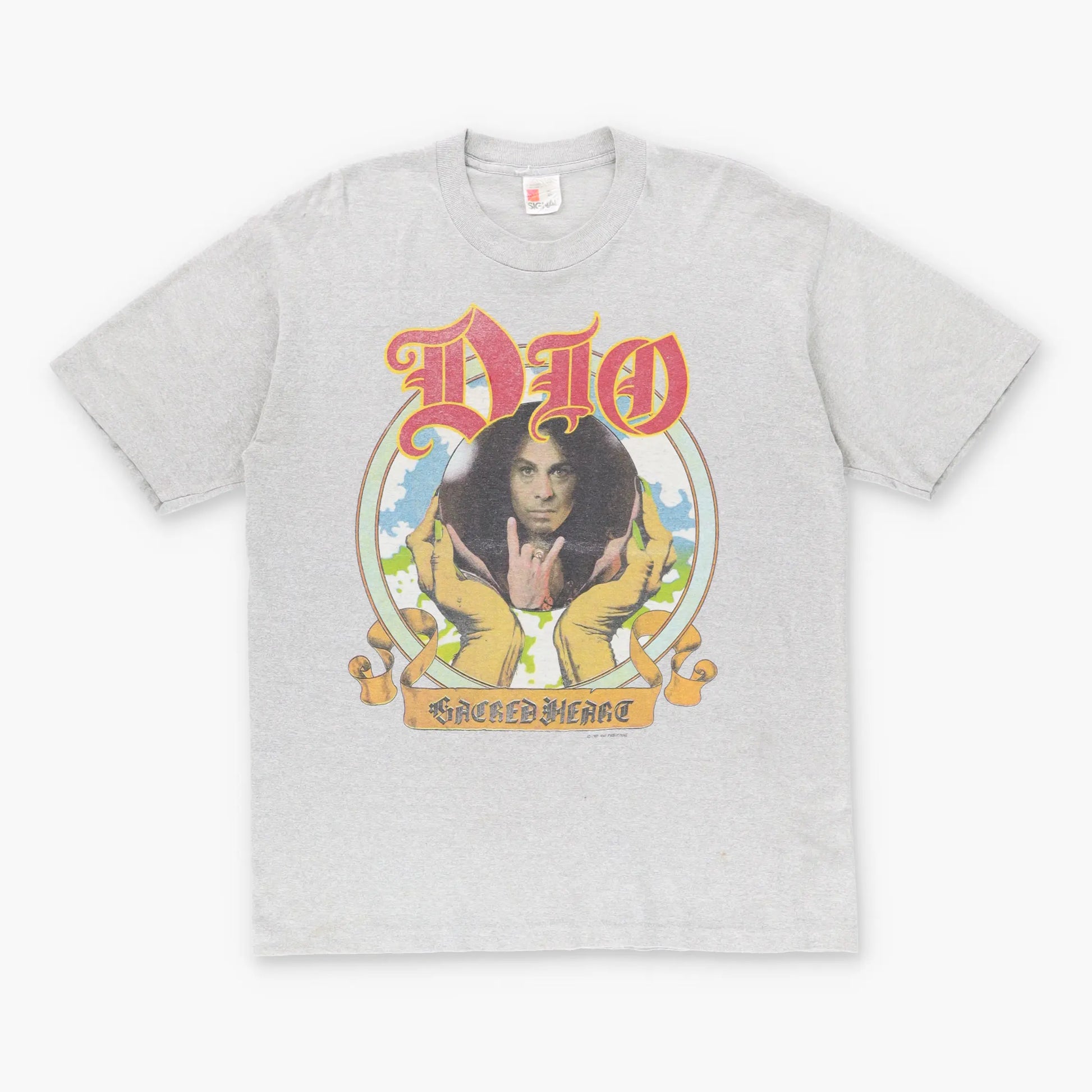 1985 DIO 'Sacred Heart' Single Stitch Heavy Metal Band T-Shirt  (L) Vintage Sole Melbourne