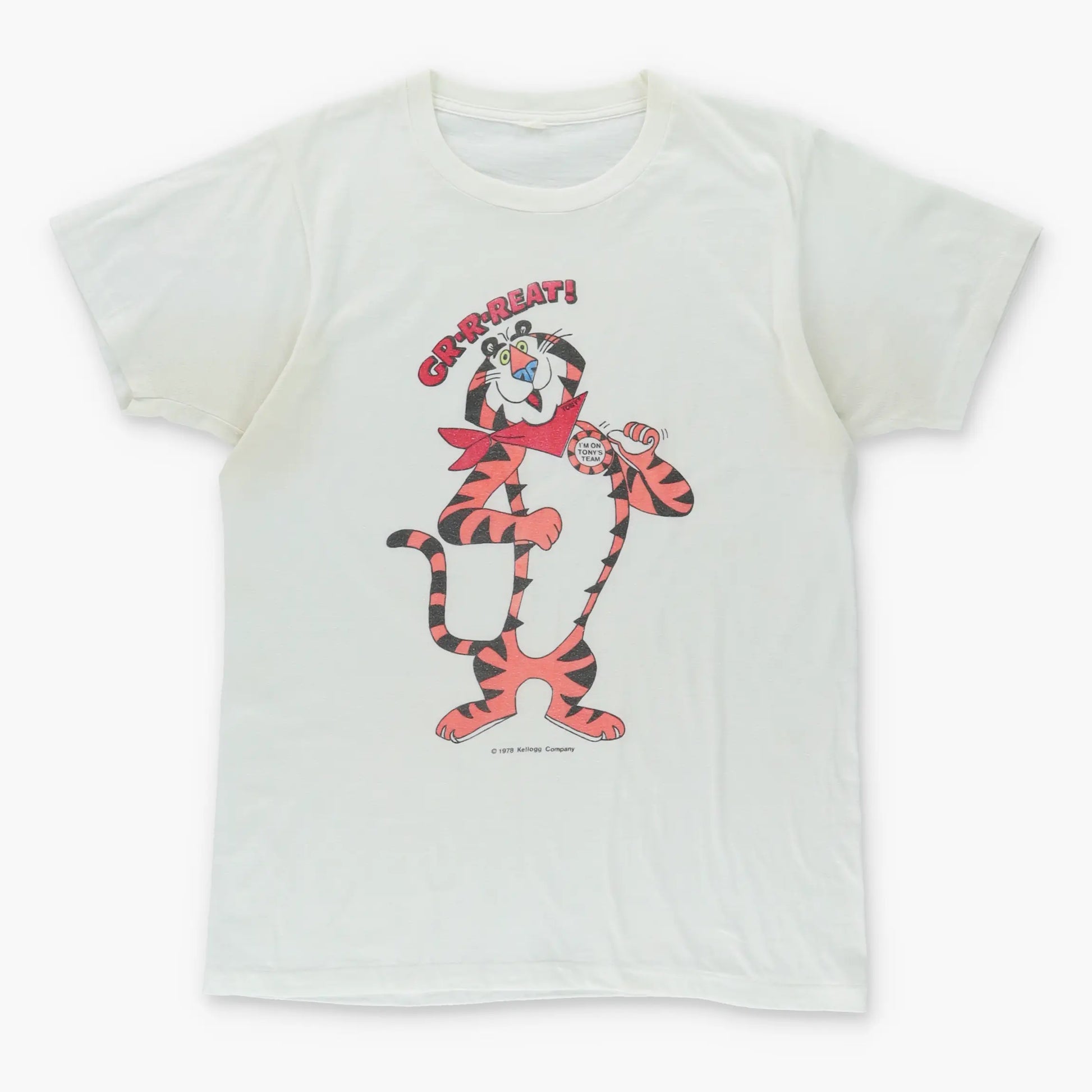 1978 Kellogg's Tony the Tiger Single Stitch T-Shirt (S-M) Vintage Sole Melbourne