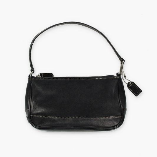 COACH 'Hampton Demi' 7785 Black Leather Mini Bag