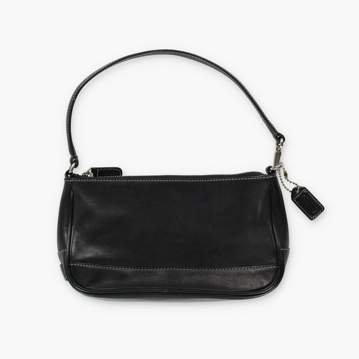 COACH 'Hampton Demi' 7785 Black Leather Mini Bag