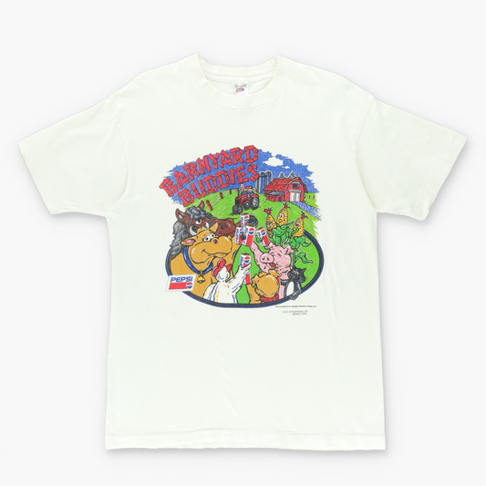 PEPSI Barnyard Buddies Animal Farm USA Made Tee (L)