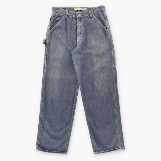 Vintage LEVI'S SILVERTAB Carpenter Back Strap Detail Grunge Denim Jeans (32x32) ***COCO Vintage Sole Melbourne