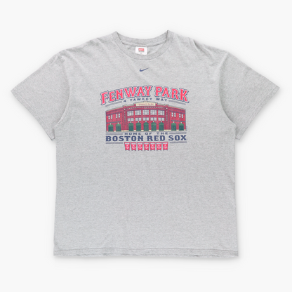Vintage 2008 NIKE Team Boston Red Sox MLB Fenway Park Grey Baseball Tee (XXL) ***COCO Vintage Sole Melbourne