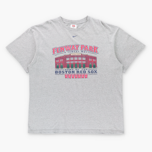 Vintage 2008 NIKE Team Boston Red Sox MLB Fenway Park Grey Baseball Tee (XXL) ***COCO Vintage Sole Melbourne