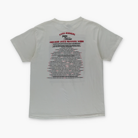 Y2K CHICAGO JAZZ FESTIVAL Colourful Music Band Tee (M-L)