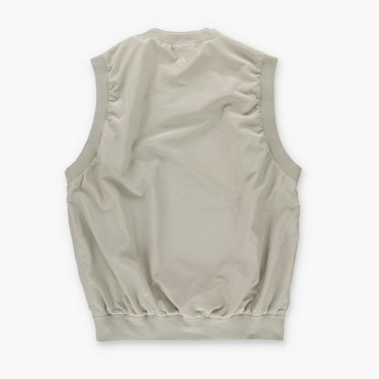 ADIDAS Embroidered Logo Beige & White Golf Vest (L)