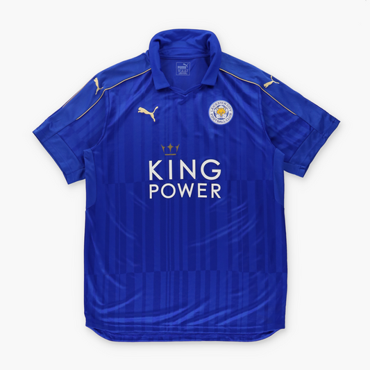 PUMA Leicester City 2016/2017 Home Blue Soccer Jersey (XL)