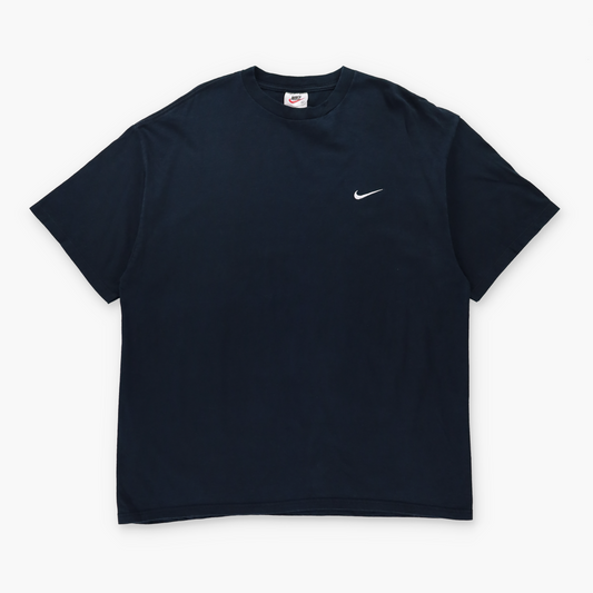 NIKE Embroidered Swoosh Logo USA Made Classic Black T-Shirt (XL-XXL)