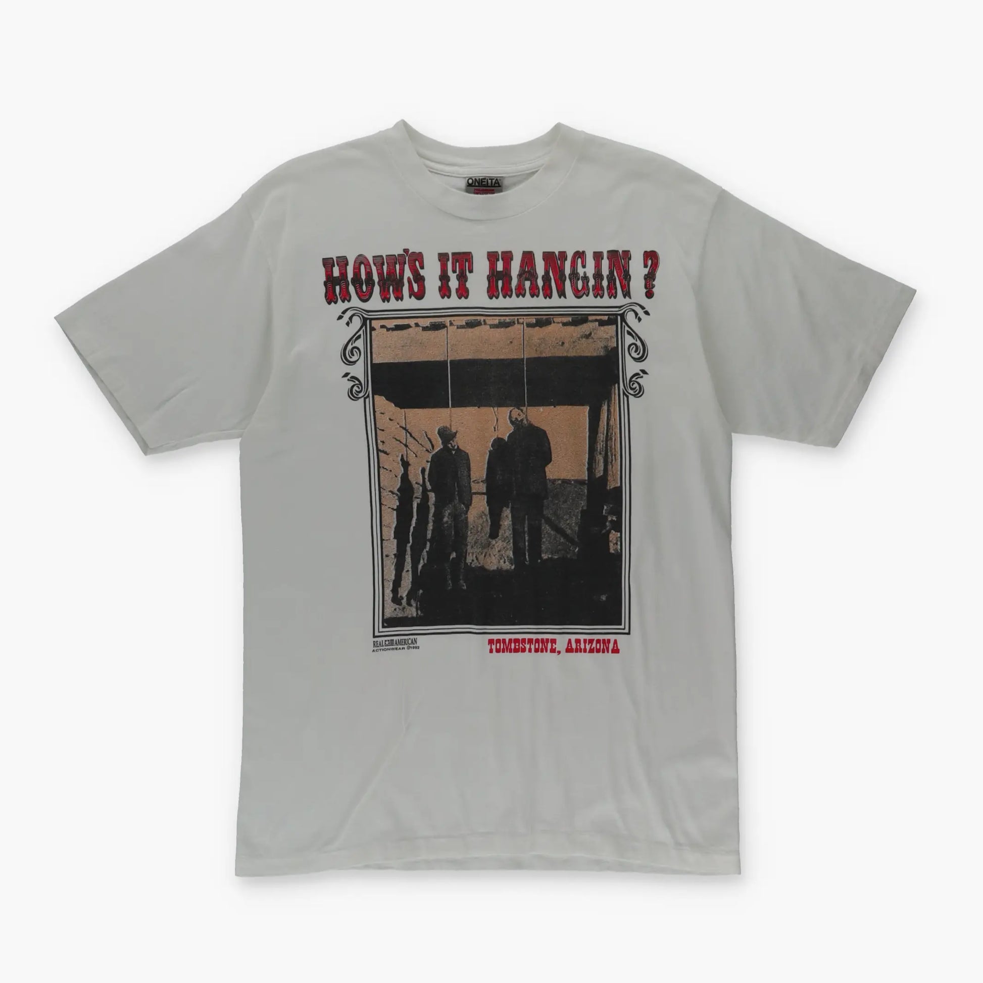 Tombstone Arizona 'How's it Hangin?' Wild West Graphic T-Shirt