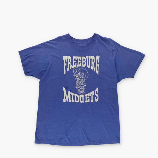 Freeburg Midgets Highschool Sports Team Vintage Single Stitch T-Shirt (M-L)
