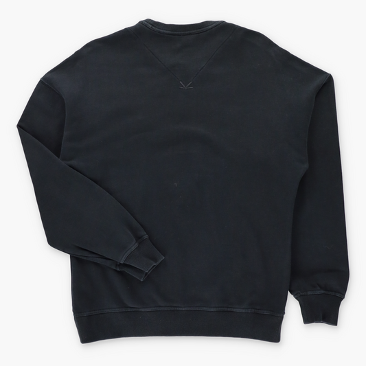 KENZO Embroidered Prowling Tigers & Spell Out Logo Black Sweatshirt (S-M) ***COCO Vintage Sole Melbourne