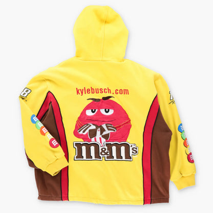 Vintage M&Ms x NASCAR Logo Patch Kyle Busch Hoodie Sweatshirt (M-L) ***COCO Vintage Sole Melbourne