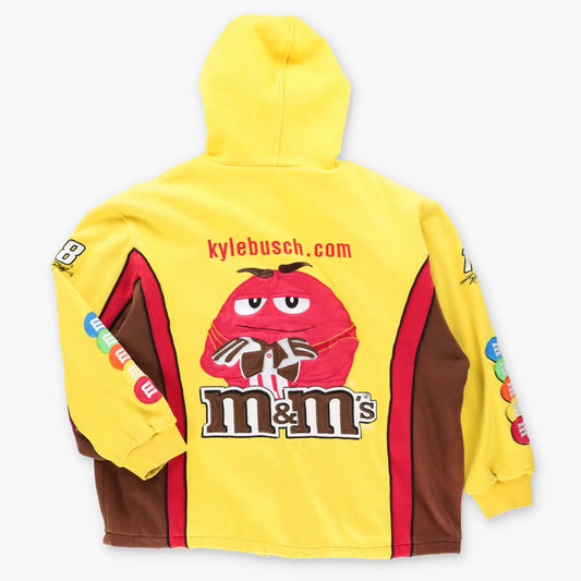 Vintage M&Ms x NASCAR Logo Patch Kyle Busch Hoodie Sweatshirt (M-L) ***COCO Vintage Sole Melbourne