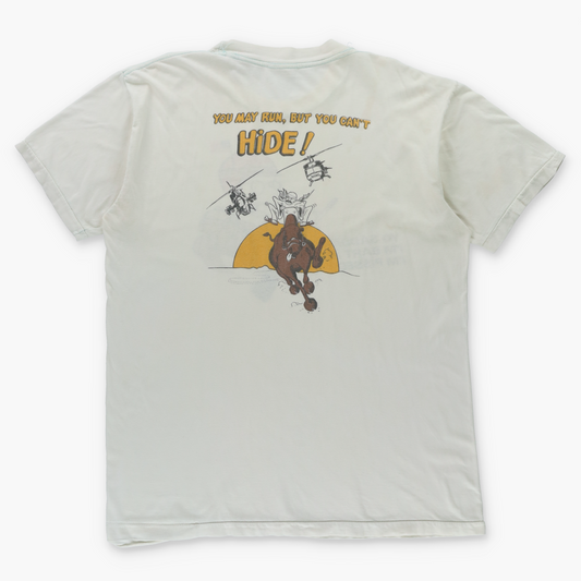 Bart Simpson "Yo Saddam" Single Stitch Double Sided T-Shirt (L)
