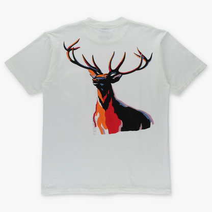 Bucks Cigarettes "The Almighty Buck" Front Pocket Deer Graphic Single Stitch TShirt USA Made (L-XL)