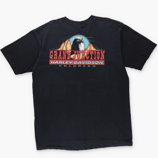 HARLEY DAVIDSON Colorado Wolf Eagle Graphic 'Labor Day 1996' T-Shirt (XL)