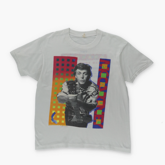 Paul McCartney 1989-90 World Tour Music Single Stitch T-Shirt (S)