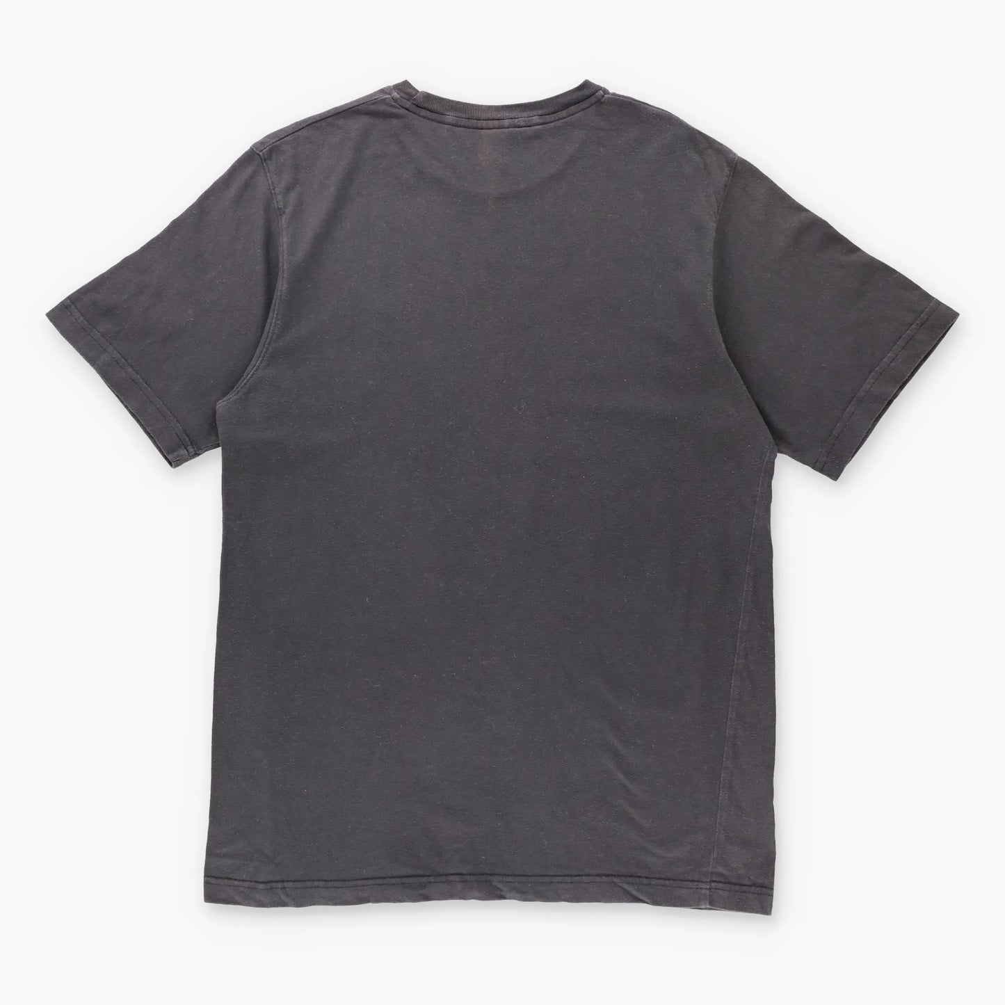 NIKE Embroidered Swoosh Logo Grey & White T-Shirt (M) - Vintage Sole Melbourne