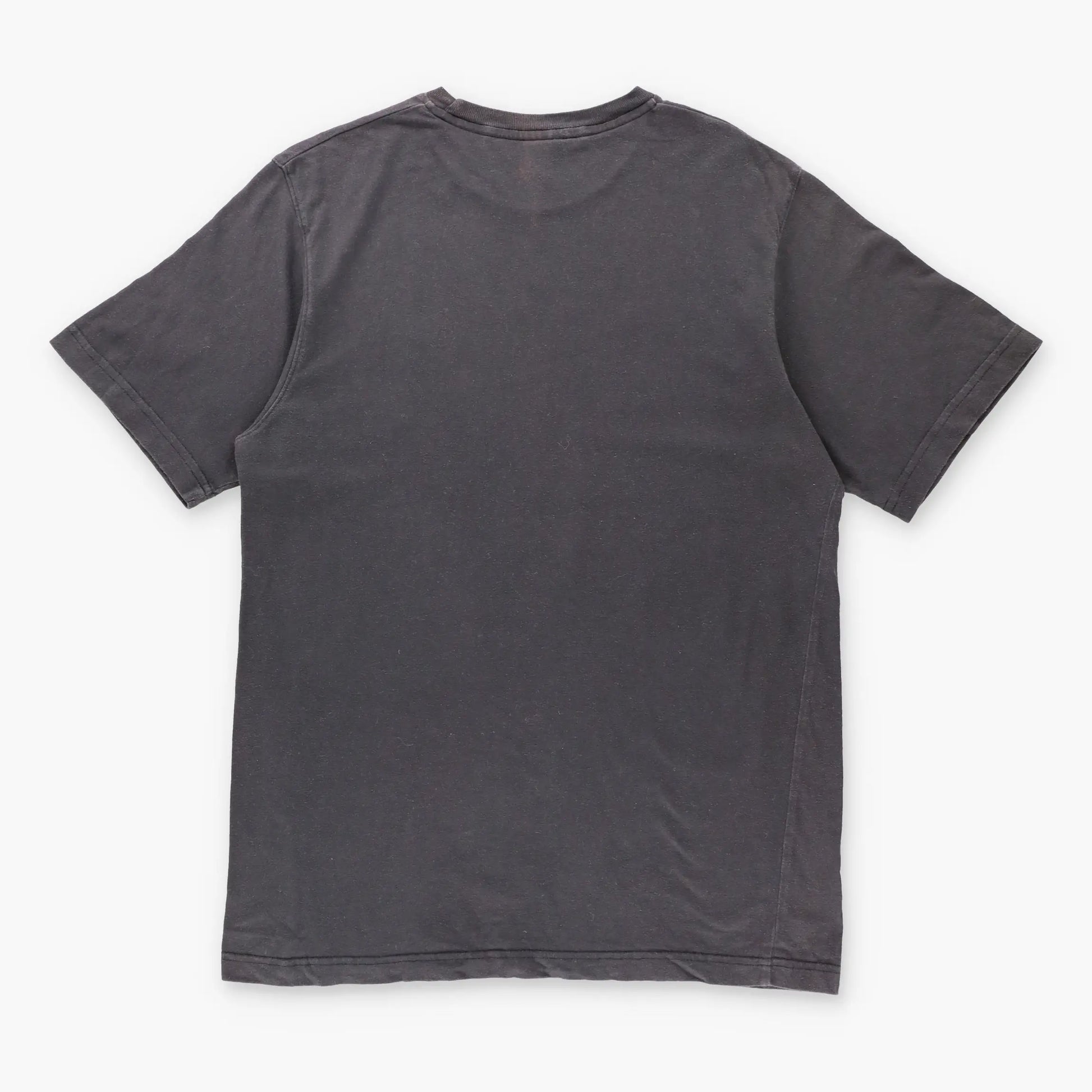 NIKE Embroidered Swoosh Logo Grey & White T-Shirt (M) - Vintage Sole Melbourne