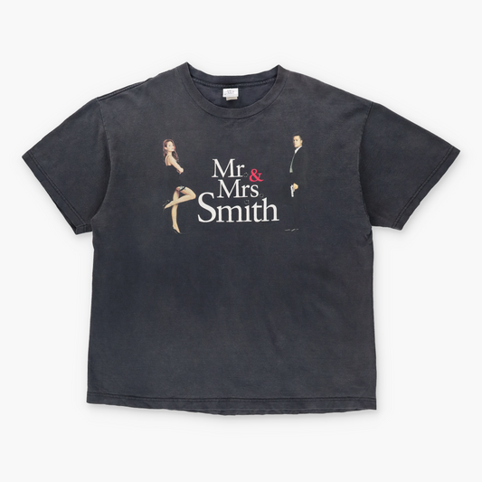MR & MRS SMITH Brad Pit Angelina Jolie Movie Promo Faded T-Shirt (XL)