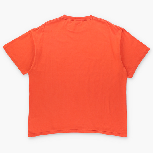 NIKE Orange On Orange Big Centre Swoosh Classic T-Shirt (XL)