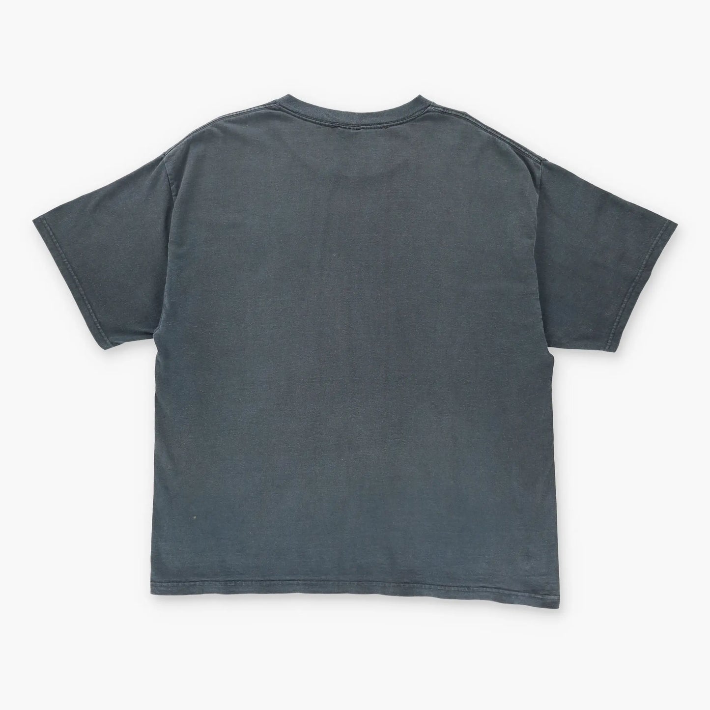 NIKE Logo Grey & Black Mexico Made Swoosh Tee (L-XL) Vintage Sole Melbourne