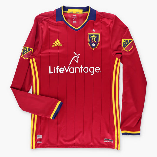 ADIDAS BOOTLEG MLS Real Salt Lake 2016/2017 Long Sleeve Home Soccer Jersey (M) Vintage Sole Melbourne