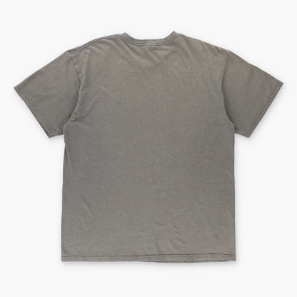 NIKE Taupe Embroidered Swoosh Logo Casual Tee (L) Vintage Sole Melbourne