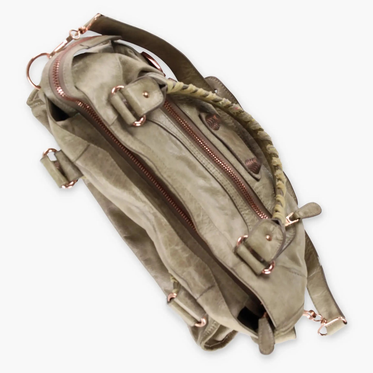 BALENCIAGA Agneau Giant Beige & Rose Gold City Bag Vintage Sole Melbourne