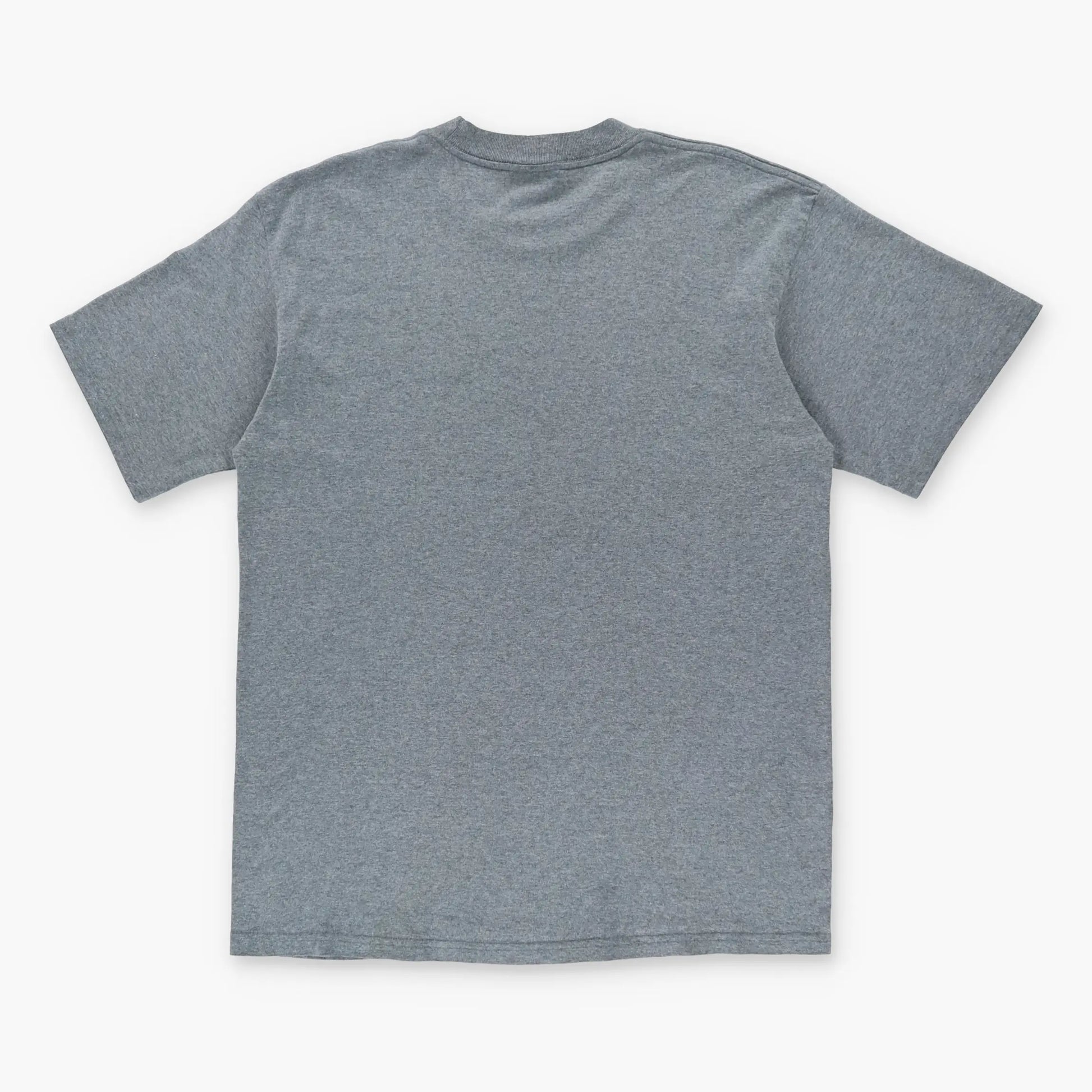NIKE Embroidered Swoosh Silver Grey T-Shirt (M-L) Vintage Sole Melbourne