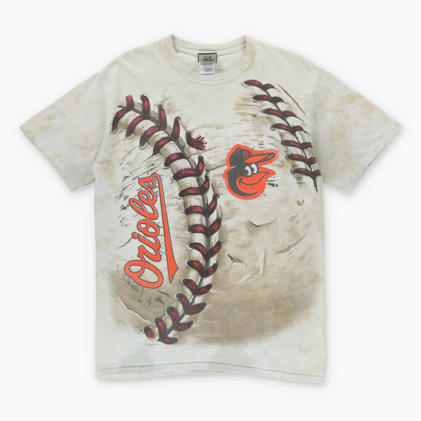 Liquid Blue x Baltimore Orioles MLB Tie-Dye Baseball Tee (M) Vintage Sole Melbourne