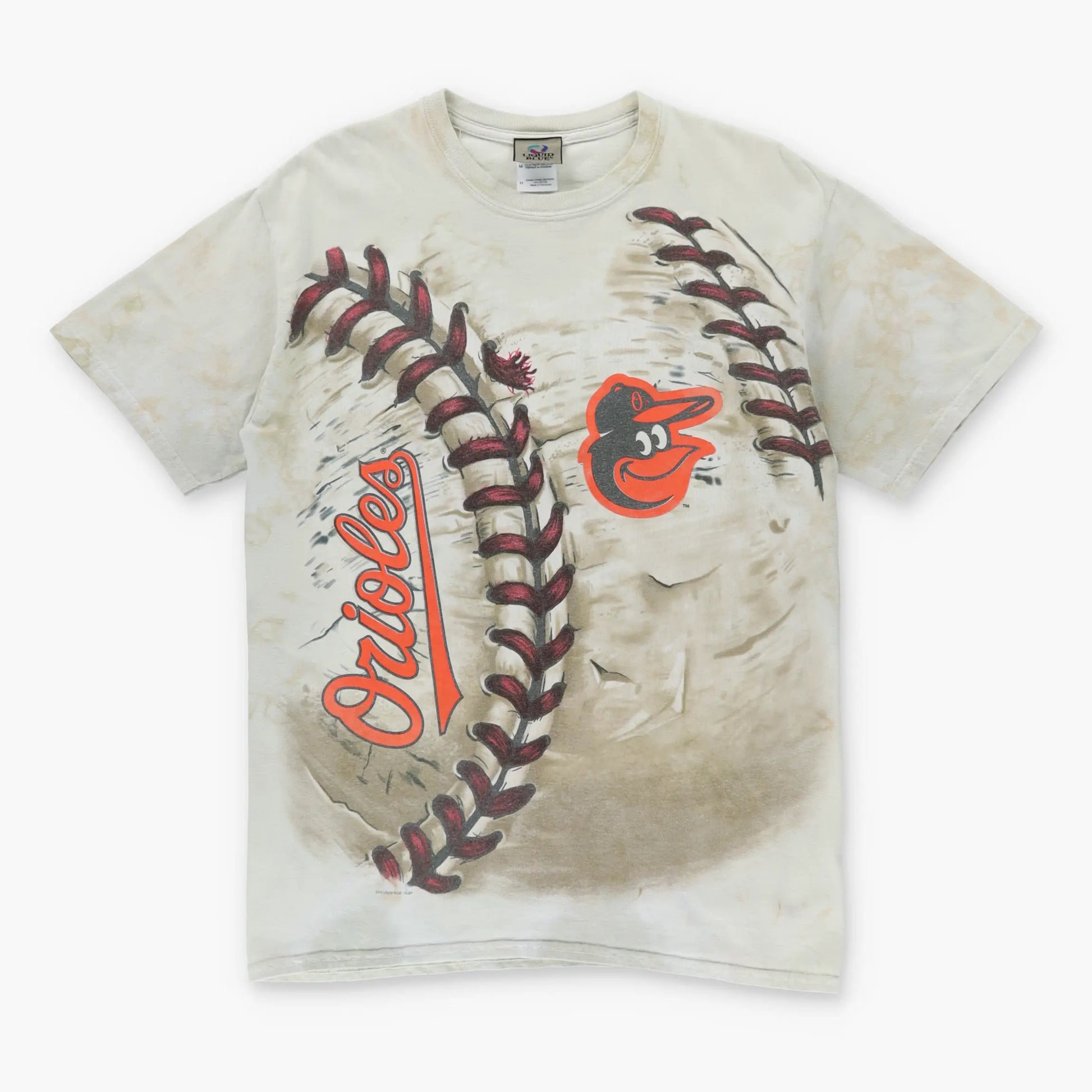Liquid Blue x Baltimore Orioles MLB Tie-Dye Baseball Tee (M) Vintage Sole Melbourne