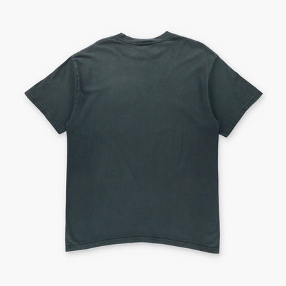 NIKE Big Blue Centre Swoosh Logo Classic Black T-Shirt (L) ***COCO Vintage Sole Melbourne