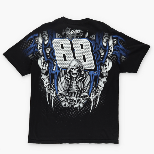 JR NATION Dale JR 88 Reaper Y2K Racing Tee (L)