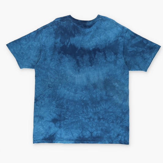 THE MOUNTAIN Turtle Reef Blue USA Made Tie Dye Tee (XL)