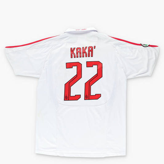 BOOTLEG ADIDAS Milan Italy 2007-08 Kaka' Away Soccer Jersey (L)
