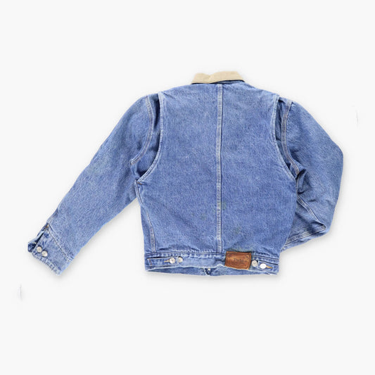 Vintage POLO RALPH LAUREN Blanket Lined Corduroy Collar Denim USA Made Jacket (XS)