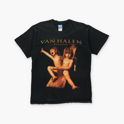 Van Halen 1995 "Balance" Tour Single Stitch FRUIT OF THE LOOM Black T-Shirt (L)