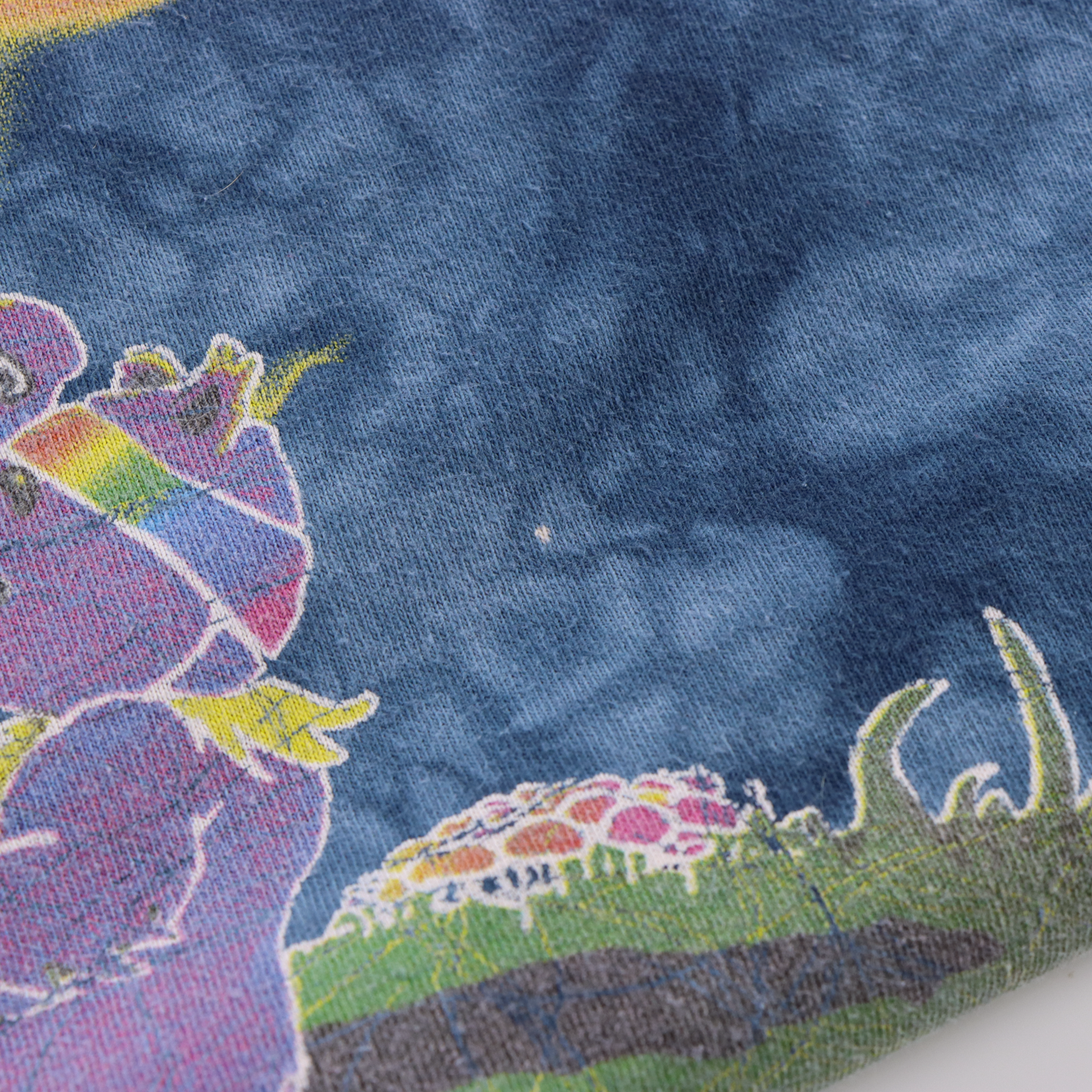 Grateful Dead 1995 USA Made CLAY HILL DRY GOODS Single Stitch "Sunshine Daydream" Blue Tie Dye Tee (XL-XXL)