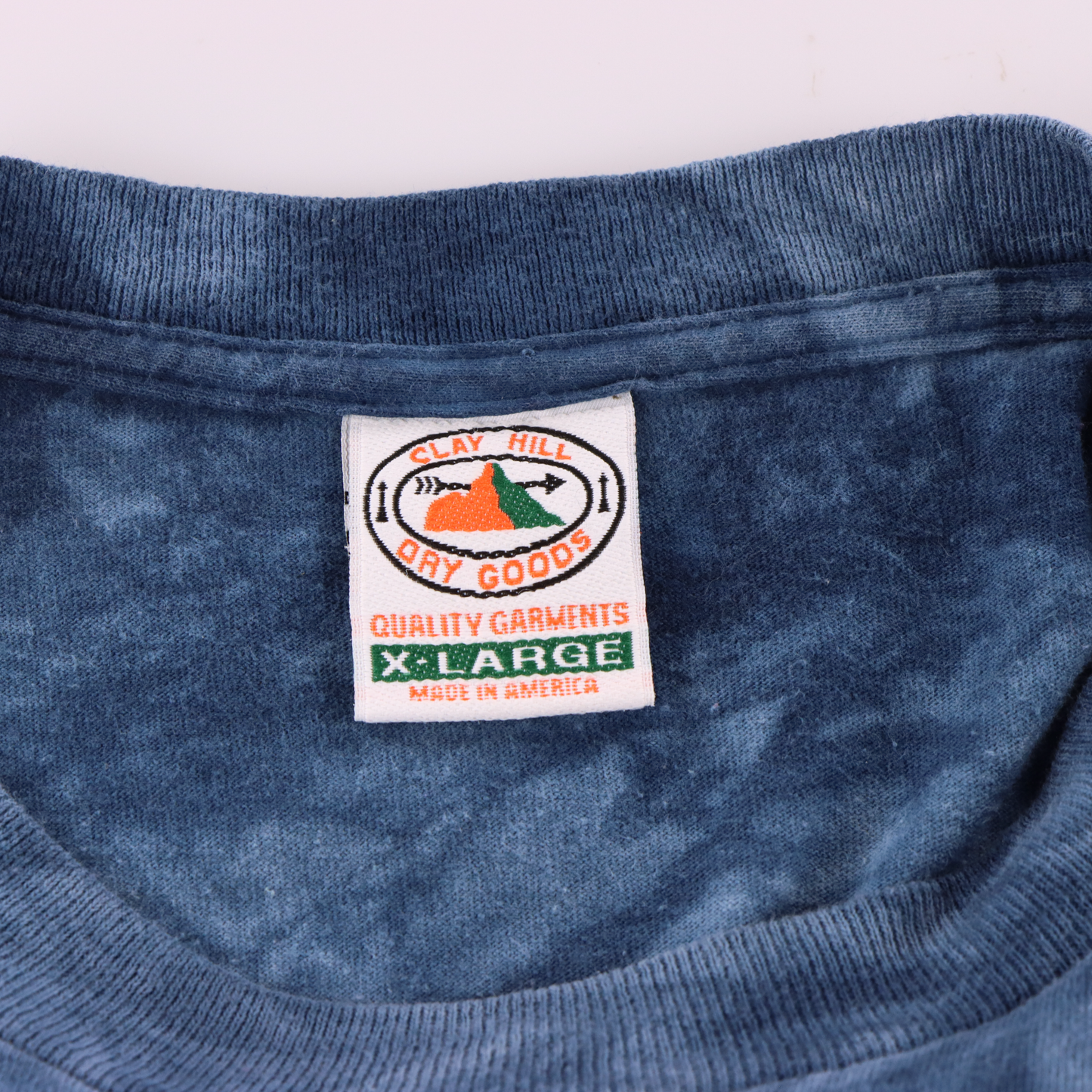 Grateful Dead 1995 USA Made CLAY HILL DRY GOODS Single Stitch "Sunshine Daydream" Blue Tie Dye Tee (XL-XXL)