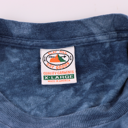 Grateful Dead 1995 USA Made CLAY HILL DRY GOODS Single Stitch "Sunshine Daydream" Blue Tie Dye Tee (XL-XXL)