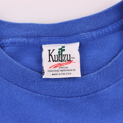 Batman Forever Bill Elliott 1995 NASCAR Blue & Neon Green USA Made Single Stitch Tee (XL)