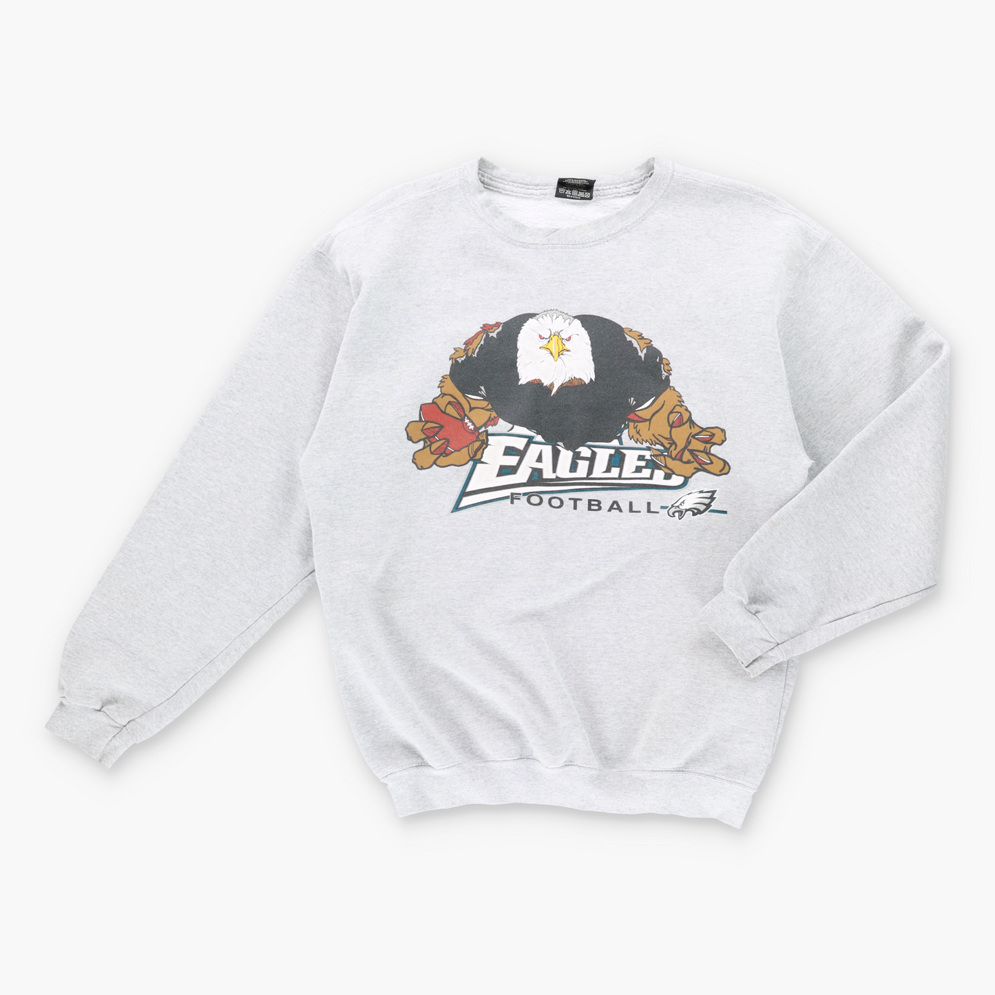 Vintage EAGLES Football Grey USA Made Sweatshirt (M)*Aubany Vintage Sole Melbourne